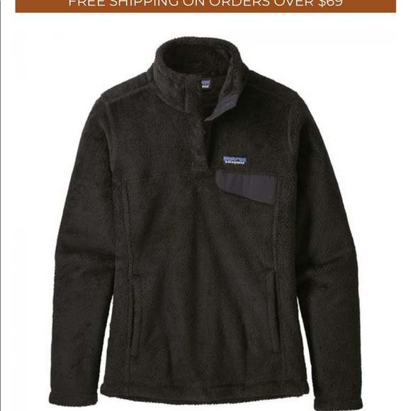 Patagonia Tops - Black Patagonia synchilla snap pulllover, small